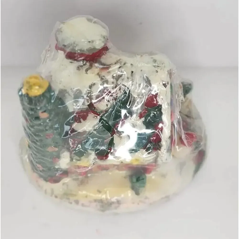 Vintage Wal-Mart Christmas House Candle New‎ in Packaging 4